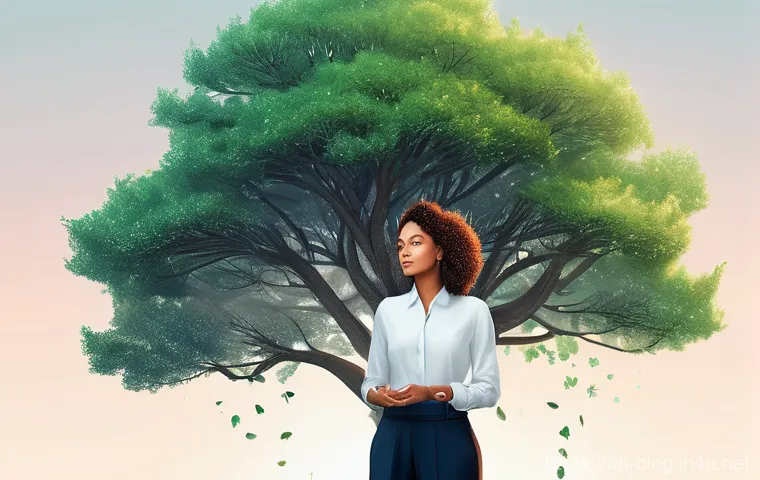 블로그 마케팅과 SNS 마케팅 병행 전략 - Image Prompt 1: The Digital Evergreen Tree of Content** 블로그 마케팅과 SNS 마케팅 병행 전략 - Image Prompt 1: The Digital Evergreen Tree of Content**