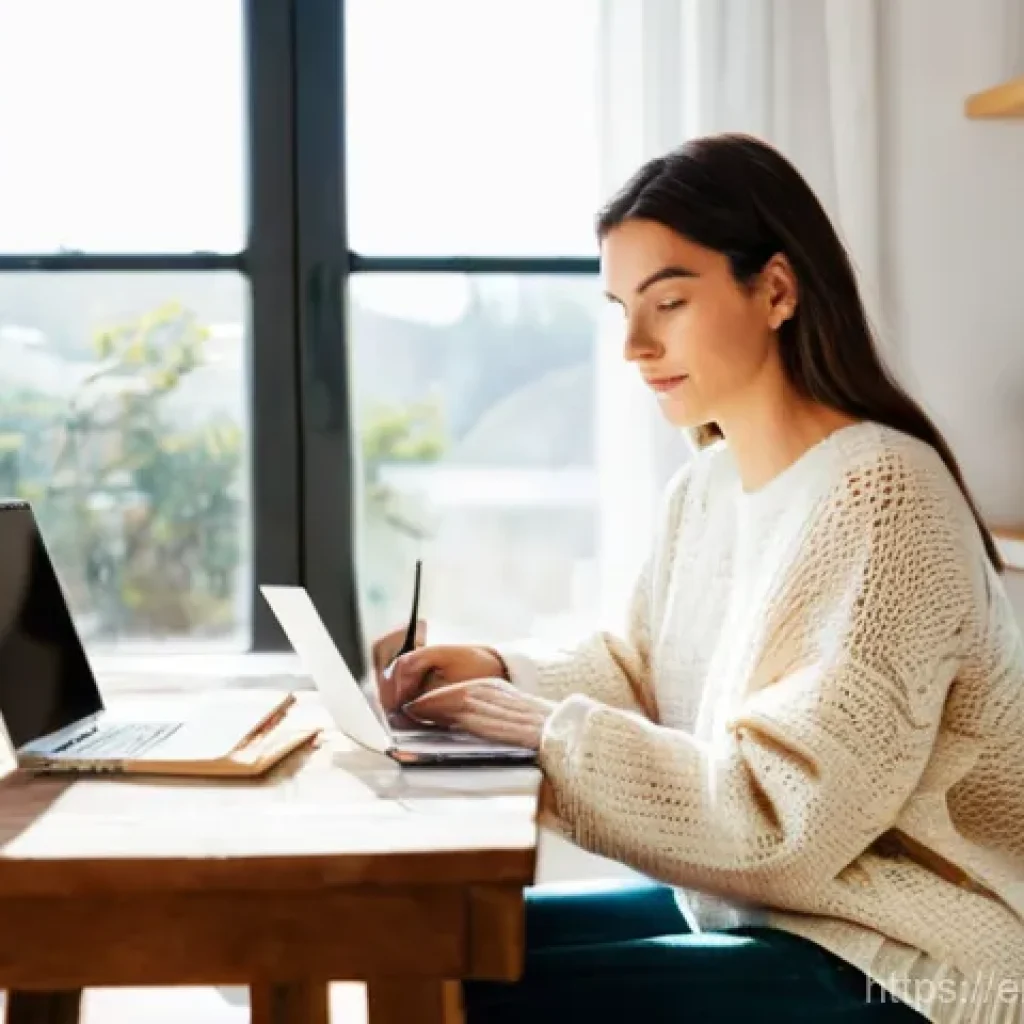 블로그 마케팅과 크리에이티브 카피라이팅 - **Prompt 1: Capturing Authentic Connection**
"A young woman, approximately 28-32 years old, with...